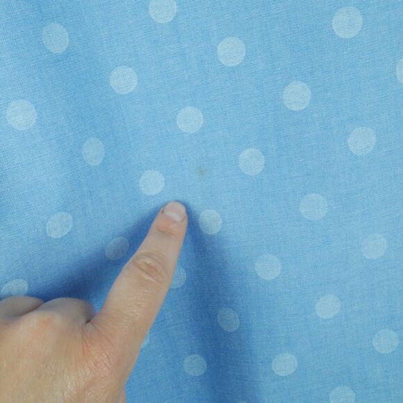 Vintage Medium Dress Set FLAWS Prairie Western Polka Dot Pioneer Puff Sleeve 80s - Picture 8 of 12